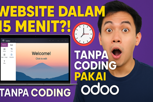 Bikin Website Keren dalam 15 Menit TANPA CODING! (Pakai Odoo)